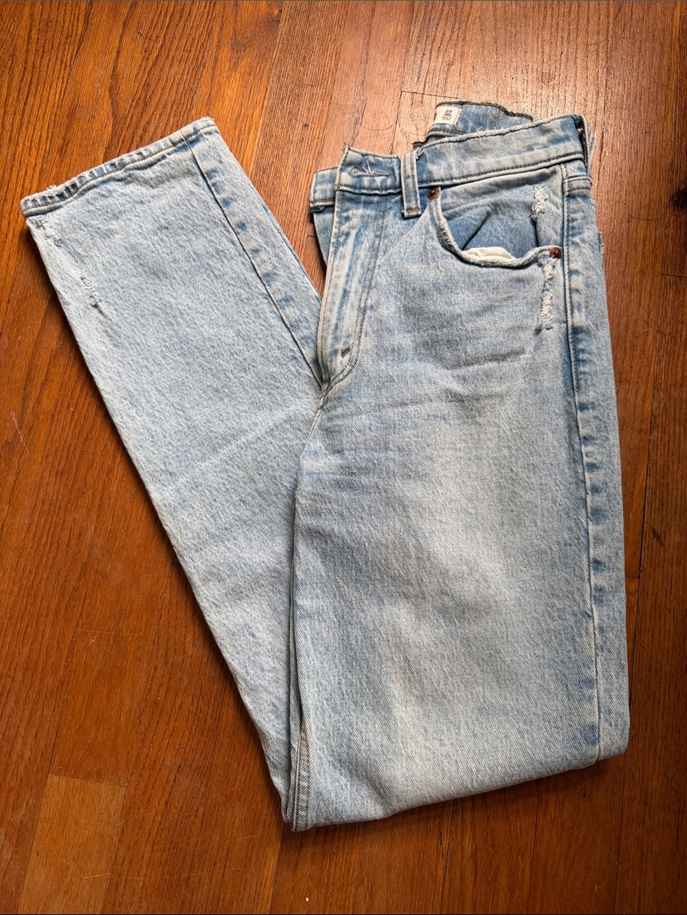 Abercrombie & Fitch Light Blue Straight Leg Jeans